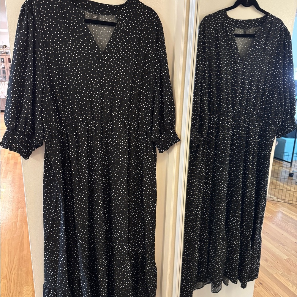 Polka dot light dress